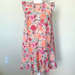 NWT Loft Sleeveless Floral Dress XS